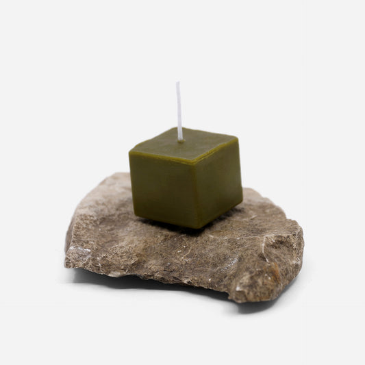 CUBE BEESWAX CANDLE